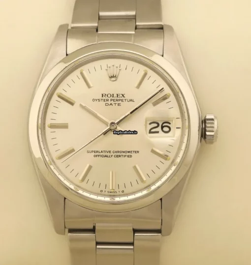 Appealing Fake Rolex Oyster Perpetual Date 1500 Caliber 1570 Automatic Movement 34mm Steel Case Mens/unisex Watch