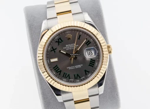Fabulous Replica Rolex Datejust II 116333 Caliber 3136 Automatic Movement 41mm Gold/steel Case Mens/unisex Watch - Image 6