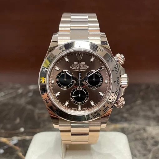 Stylish Fake Rolex Daytona 116505 Caliber 4130 Automatic Movement 40mm Rose Gold Case Mens/unisex Watch