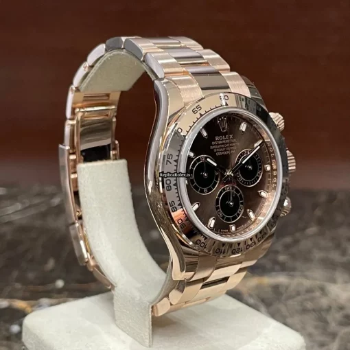 Stylish Fake Rolex Daytona 116505 Caliber 4130 Automatic Movement 40mm Rose Gold Case Mens/unisex Watch - Image 2