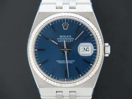 Amazing Replica Rolex Datejust Oysterquartz 17014 Quartz Movement 36mm Steel Case Mens/unisex Watch - Image 2