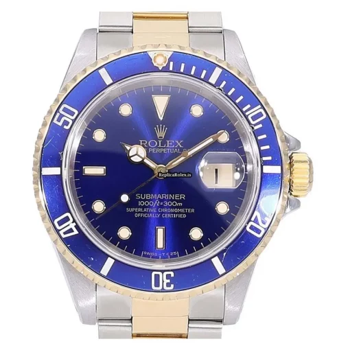 Trustworthy Replica Rolex Submariner Date 16613 Caliber 3135 Automatic Movement 40mm Gold/steel Case Watch