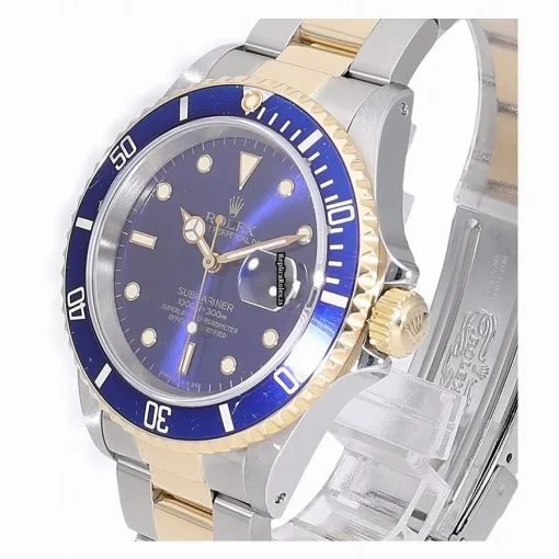 Trustworthy Replica Rolex Submariner Date 16613 Caliber 3135 Automatic Movement 40mm Gold/steel Case Watch - Image 2