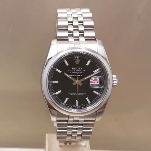 Cool Replica Rolex Datejust 116200 Caliber 3135 Automatic Movement 36mm Steel Case Mens/unisex Watch
