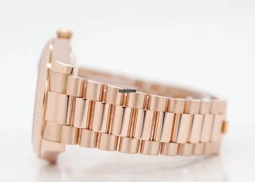 Recommend Replica Rolex Day-date II 218235 Caliber 3156 Automatic Movement 41x49mm Rose Gold Case Mens/unisex Watch - Image 4