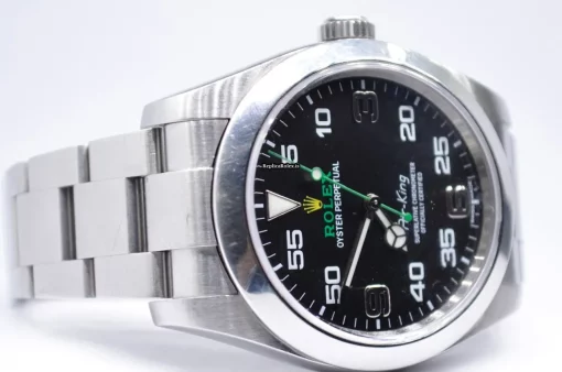 Perfect Fake Rolex Air King 116900 Caliber 3131 Automatic Movement 40mm Steel Case Mens/unisex Watch - Image 2