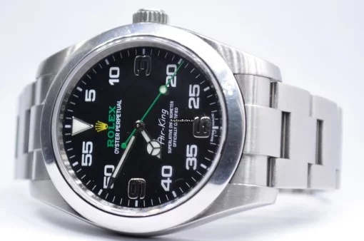 Perfect Fake Rolex Air King 116900 Caliber 3131 Automatic Movement 40mm Steel Case Mens/unisex Watch - Image 3