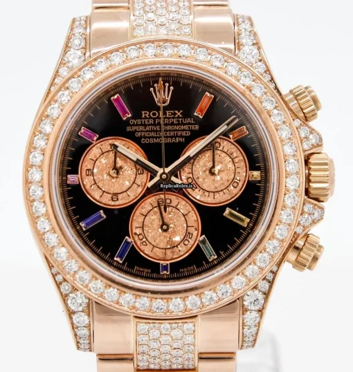 Great Fake Rolex Daytona 116505 Caliber 4130 Automatic Movement 40mm Rose Gold Case Mens/unisex Watch