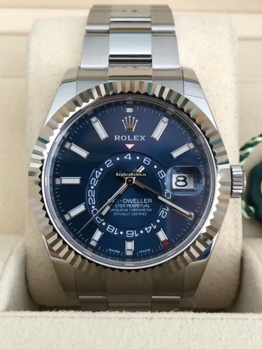 Unique Replicas Rolex Sky-dweller 326934 Caliber 9001 Automatic Movement 42mm Steel Case Mens/unisex Watch