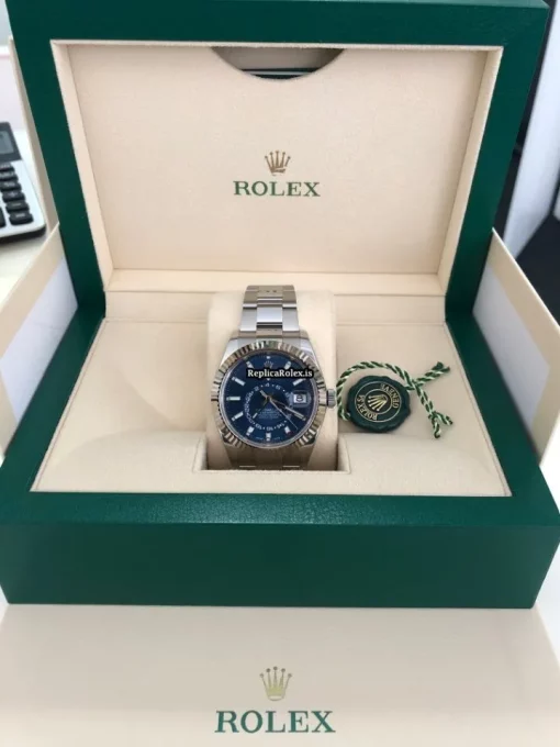 Unique Replicas Rolex Sky-dweller 326934 Caliber 9001 Automatic Movement 42mm Steel Case Mens/unisex Watch - Image 2