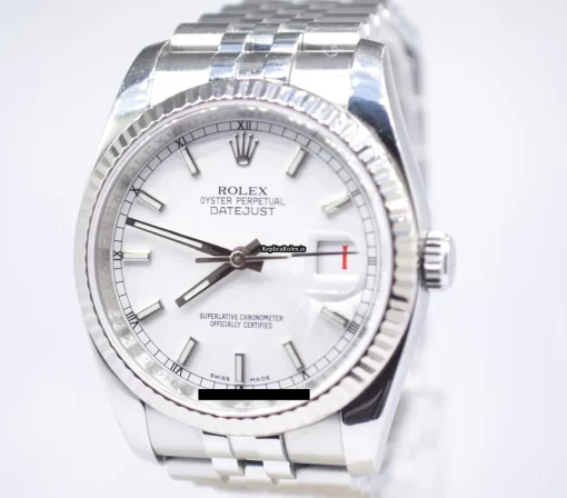Incredible Fake Rolex Datejust 116234 Caliber 3135 Automatic Movement 36mm Steel Case Mens/unisex Watch - Image 2