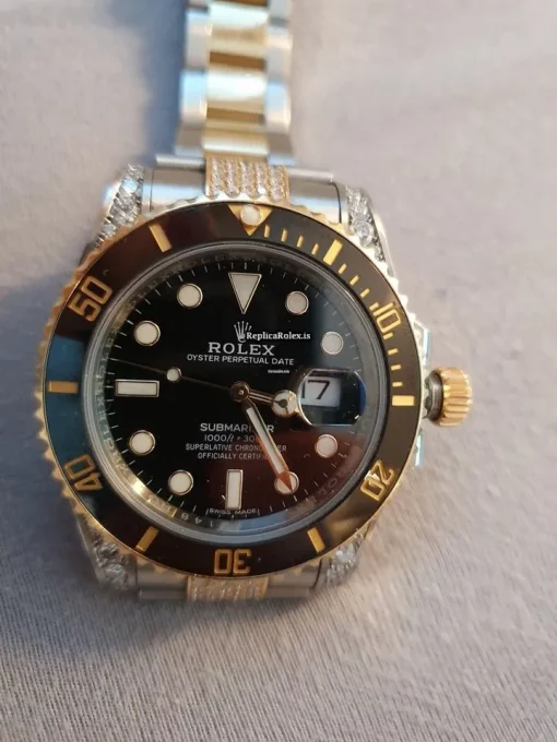 Great Replica Rolex Submariner Date 116613ln Caliber 3135 Automatic Movement 40mm Gold/steel Case Mens/unisex Watch - Image 5