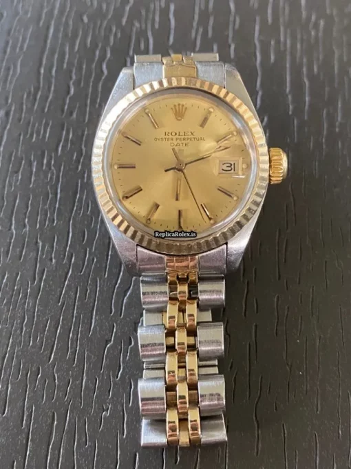 Offering Fake Rolex Lady-datejust 6917 Caliber 2030 Automatic Movement 25x12mm Steel Case Womens Watch - Image 2