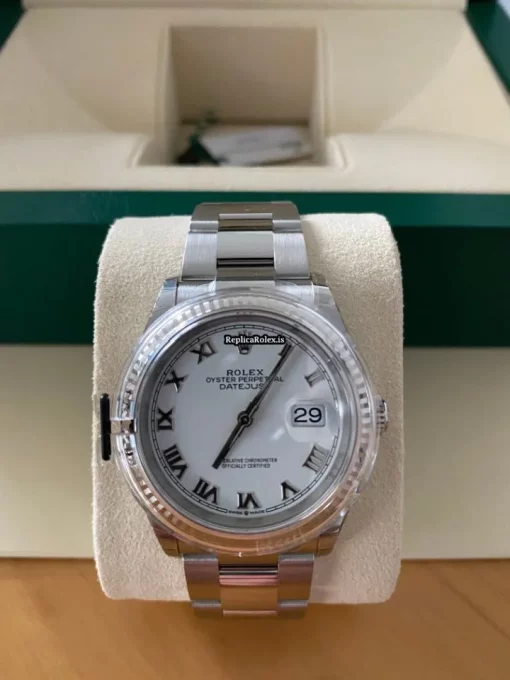 Top Replica Rolex Datejust 126234 Caliber 3235 Automatic Movement 36mm Steel Case Mens/unisex Watch - Image 5