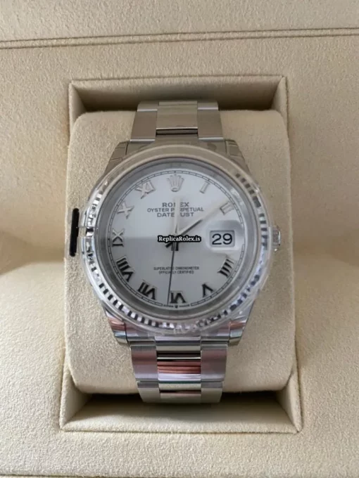 Top Replica Rolex Datejust 126234 Caliber 3235 Automatic Movement 36mm Steel Case Mens/unisex Watch - Image 7