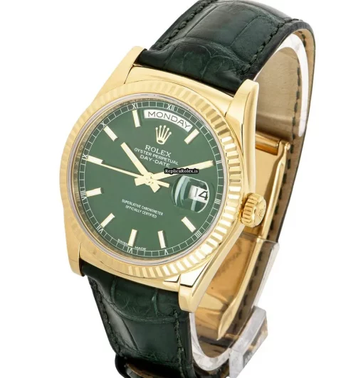 Top Replica Rolex Day-date 36 118138 Automatic Movement 36mm Yellow Gold Case Mens/unisex Watch - Image 3