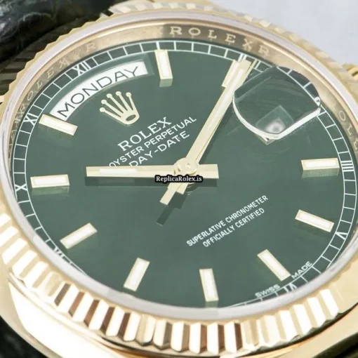 Top Replica Rolex Day-date 36 118138 Automatic Movement 36mm Yellow Gold Case Mens/unisex Watch - Image 8