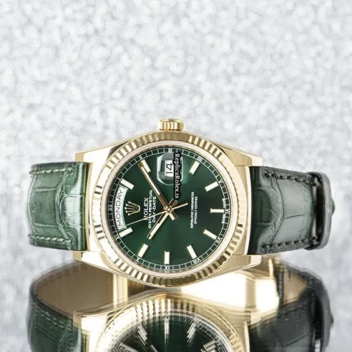 Top Replica Rolex Day-date 36 118138 Automatic Movement 36mm Yellow Gold Case Mens/unisex Watch - Image 9