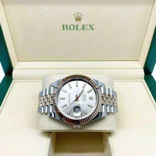 Cool Replica Rolex Datejust II 126331 Caliber 3235 Automatic Movement 41mm Gold/steel Case Mens/unisex Watch - Image 5
