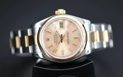 Epic Knockoff Rolex Lady-datejust 179163 Caliber 2235 Automatic Movement 26mm Gold/steel Case Womens Watch