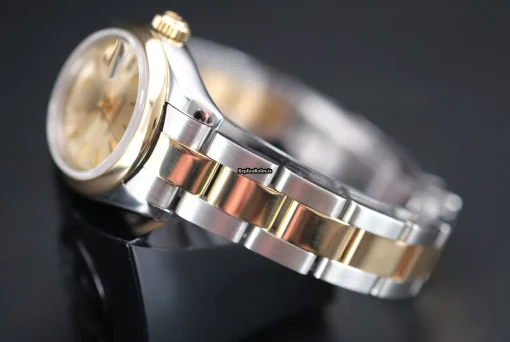Epic Knockoff Rolex Lady-datejust 179163 Caliber 2235 Automatic Movement 26mm Gold/steel Case Womens Watch - Image 4