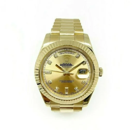 Fine Fakes Rolex Day-date II 218238 Caliber 3156 Automatic Movement 41mm Yellow Gold Case Mens/unisex Watch - Image 11