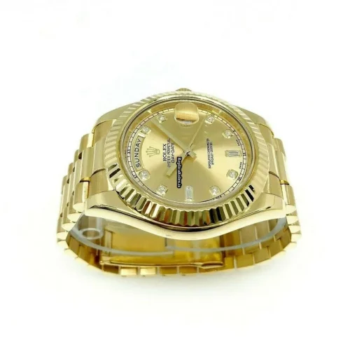 Fine Fakes Rolex Day-date II 218238 Caliber 3156 Automatic Movement 41mm Yellow Gold Case Mens/unisex Watch - Image 2