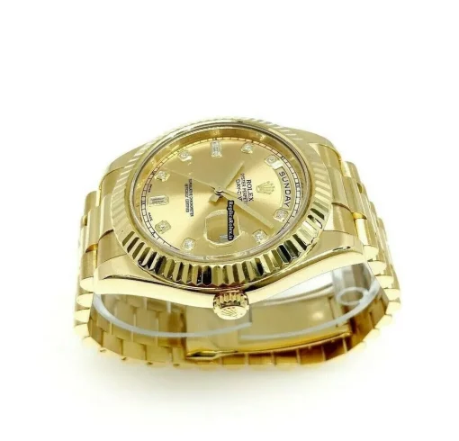 Fine Fakes Rolex Day-date II 218238 Caliber 3156 Automatic Movement 41mm Yellow Gold Case Mens/unisex Watch - Image 4