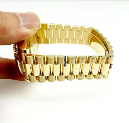 Fine Fakes Rolex Day-date II 218238 Caliber 3156 Automatic Movement 41mm Yellow Gold Case Mens/unisex Watch - Image 5