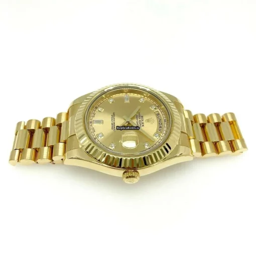 Fine Fakes Rolex Day-date II 218238 Caliber 3156 Automatic Movement 41mm Yellow Gold Case Mens/unisex Watch - Image 8