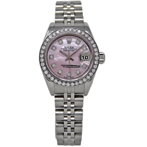 Affordable Fake Rolex Lady-datejust 79174 Automatic Movement 26mm Steel Case Womens Watch - Image 3