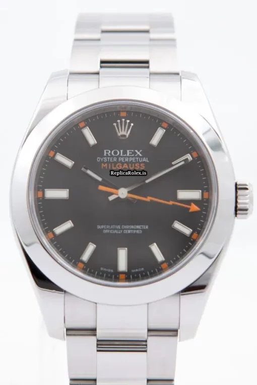 Pleasing Replica Rolex Milgauss 116400 Automatic Movement 40mm Steel Case Mens/unisex Watch