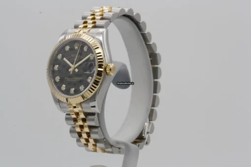 Remarkable Copy Rolex Lady-datejust 178273 Caliber 2235 Automatic Movement 31mm Gold/steel Case Mens/unisex Watch - Image 2