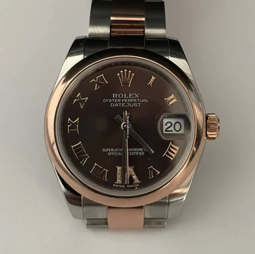 Pleasing Replica Rolex Lady-datejust 178241 Caliber 2235 Automatic Movement 31mm Rose Gold Case Womens Watch