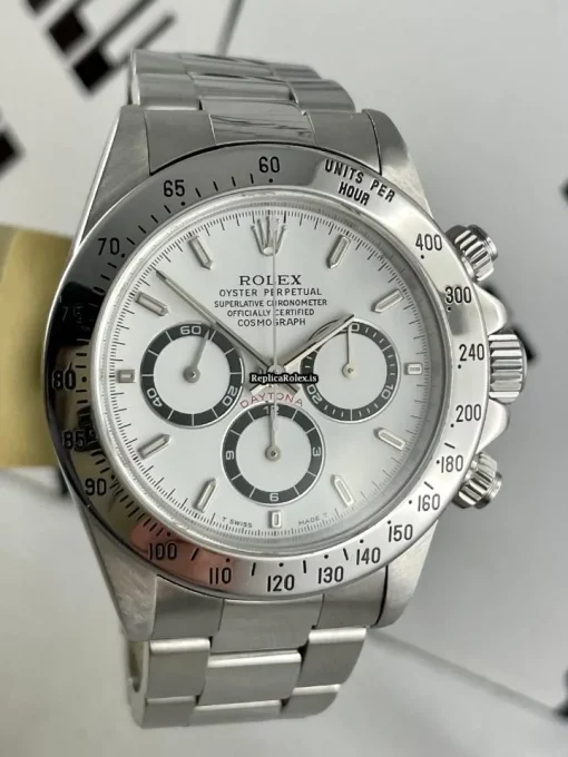 Defect Fake Rolex Daytona 16520 Zenith El Primero Caliber 4030 Automatic Movement 40mm Steel Case Mens/unisex Watch