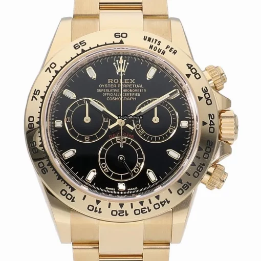 Ideal Replica Rolex Daytona 116508 Caliber 4130 Automatic Movement 40mm Yellow Gold Case Watch