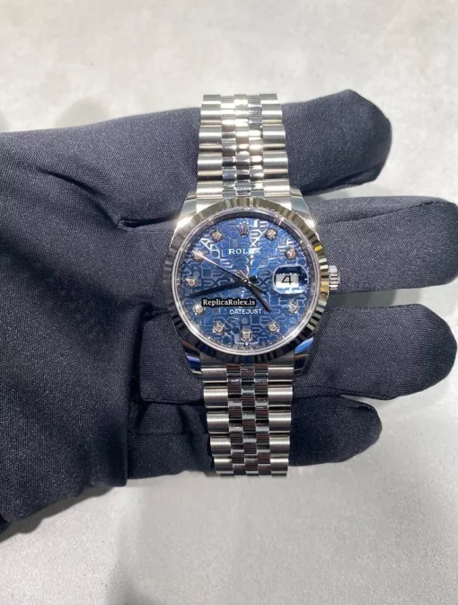 Popular Fake Rolex Datejust 126234-0027 Automatic Movement 36mm White Gold Case Mens/unisex Watch