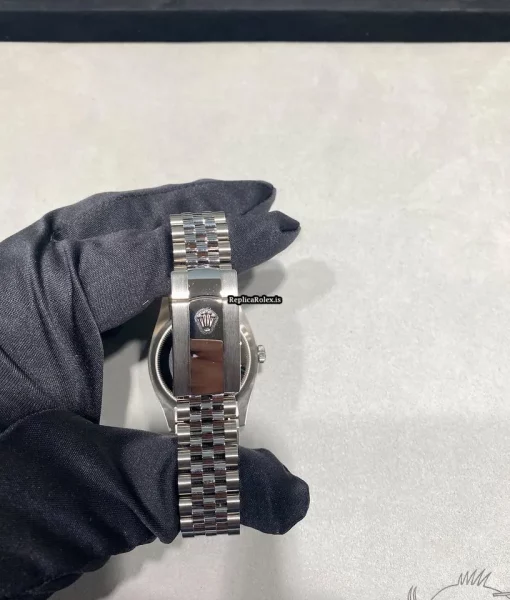 Popular Fake Rolex Datejust 126234-0027 Automatic Movement 36mm White Gold Case Mens/unisex Watch - Image 3