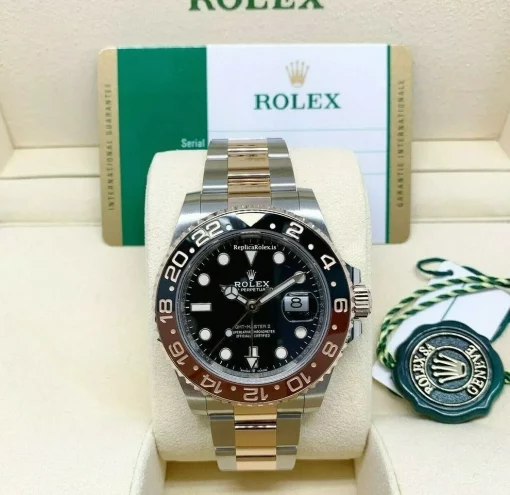 Distinctive Fake Rolex Gmt-master II 126711chnr Caliber 3285 Automatic Movement 40mm Rose Gold Case Mens/unisex Watch