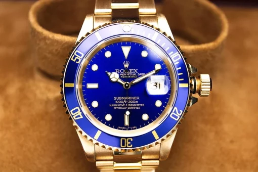 Fantastic Fake Rolex Submariner Date 16618 Caliber 3135 Automatic Movement 40mm Yellow Gold Case Mens/unisex Watch