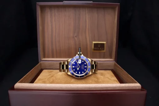 Fantastic Fake Rolex Submariner Date 16618 Caliber 3135 Automatic Movement 40mm Yellow Gold Case Mens/unisex Watch - Image 6