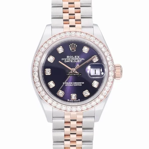 Mind-boggling Replica Rolex Lady-datejust 279381rbr Caliber 2236 Automatic Movement 28mm Gold/steel Case Watch