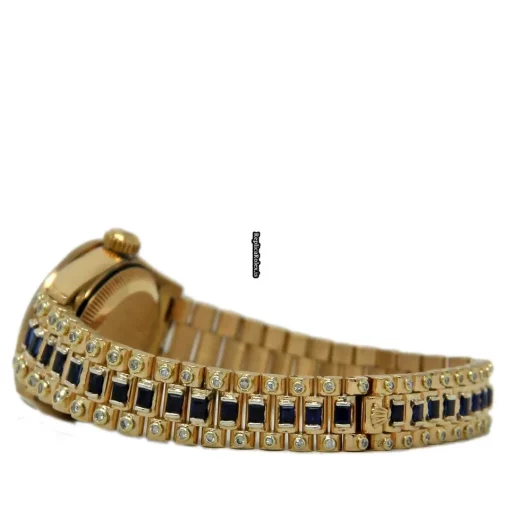 Fabulous Clone Rolex Lady-datejust 69178 Automatic Movement 26mm Yellow Gold Case Womens Watch - Image 3