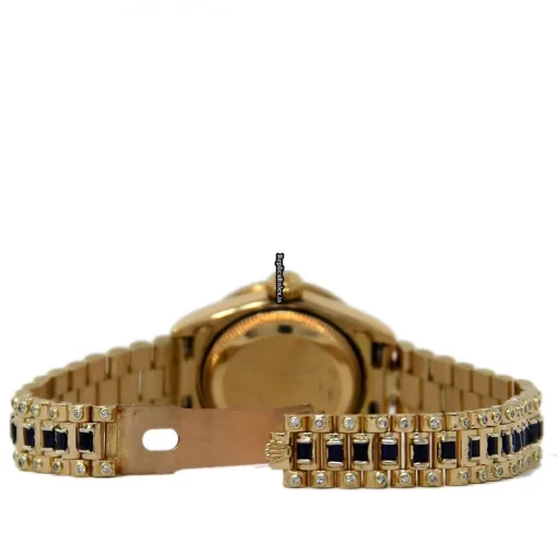 Fabulous Clone Rolex Lady-datejust 69178 Automatic Movement 26mm Yellow Gold Case Womens Watch - Image 4