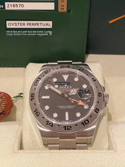 Special Fake Rolex Explorer II 216570 Caliber 3187 Automatic Movement 42mm Steel Case Mens/unisex Watch