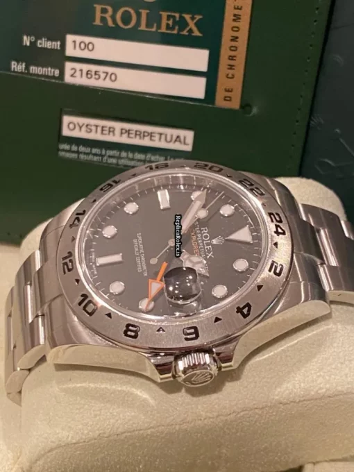 Special Fake Rolex Explorer II 216570 Caliber 3187 Automatic Movement 42mm Steel Case Mens/unisex Watch - Image 2