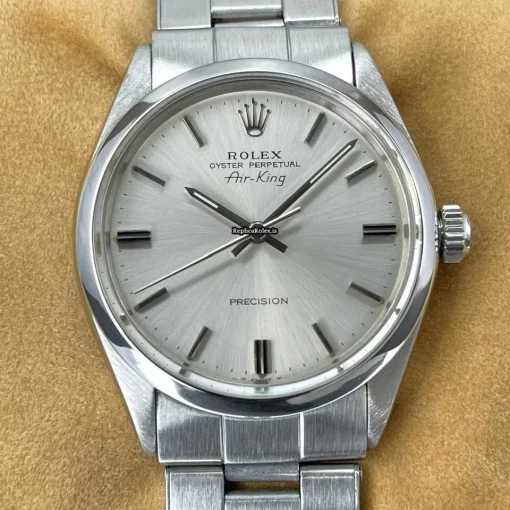 Discount Imitation Rolex Air King Precision 5500 Caliber 1520 Automatic Movement 34x40mm Steel Case Mens/unisex Watch