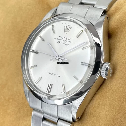 Discount Imitation Rolex Air King Precision 5500 Caliber 1520 Automatic Movement 34x40mm Steel Case Mens/unisex Watch - Image 3