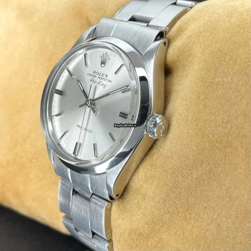 Discount Imitation Rolex Air King Precision 5500 Caliber 1520 Automatic Movement 34x40mm Steel Case Mens/unisex Watch - Image 4