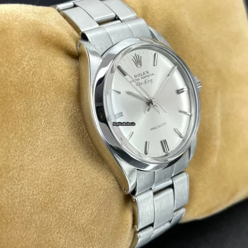 Discount Imitation Rolex Air King Precision 5500 Caliber 1520 Automatic Movement 34x40mm Steel Case Mens/unisex Watch - Image 5